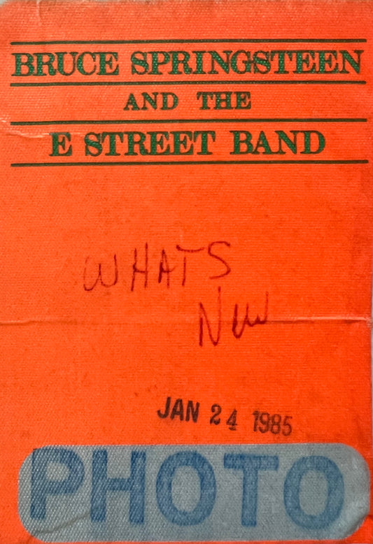 1985 Bruce Springsteen Print