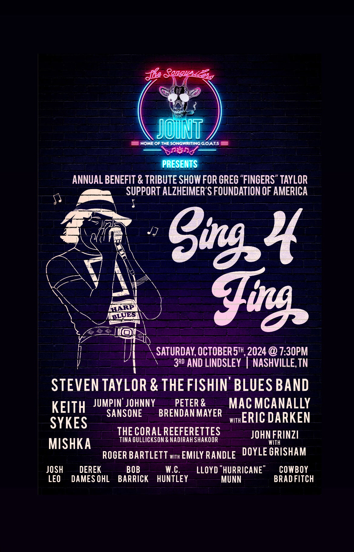 "Sing 4 Fing" Benefit Show