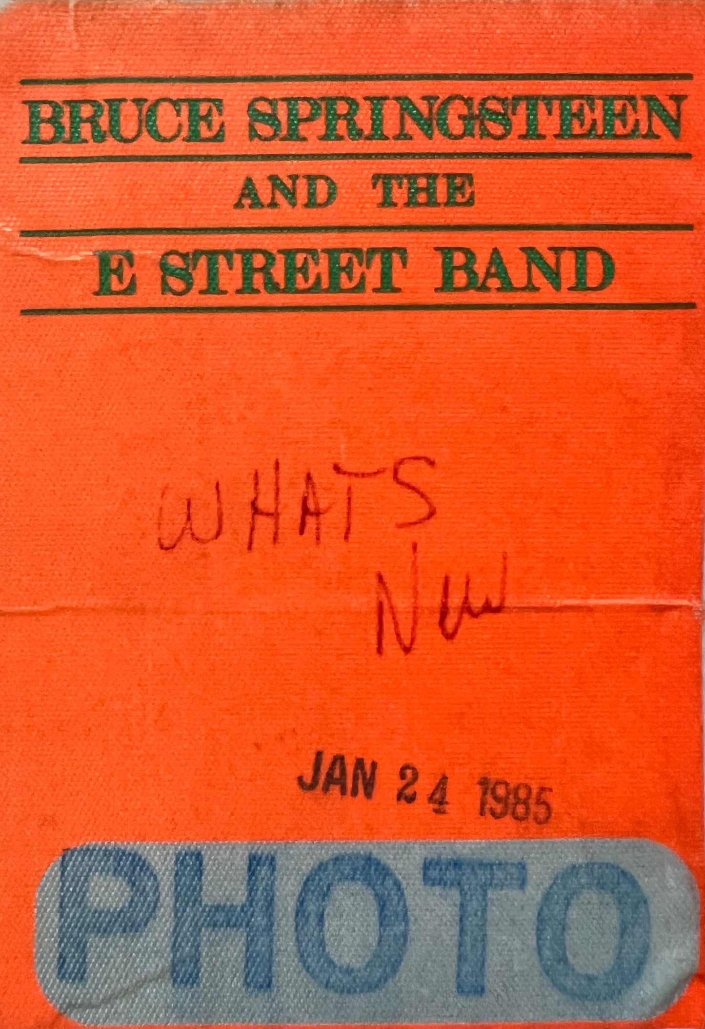 1985 Bruce Springsteen Print