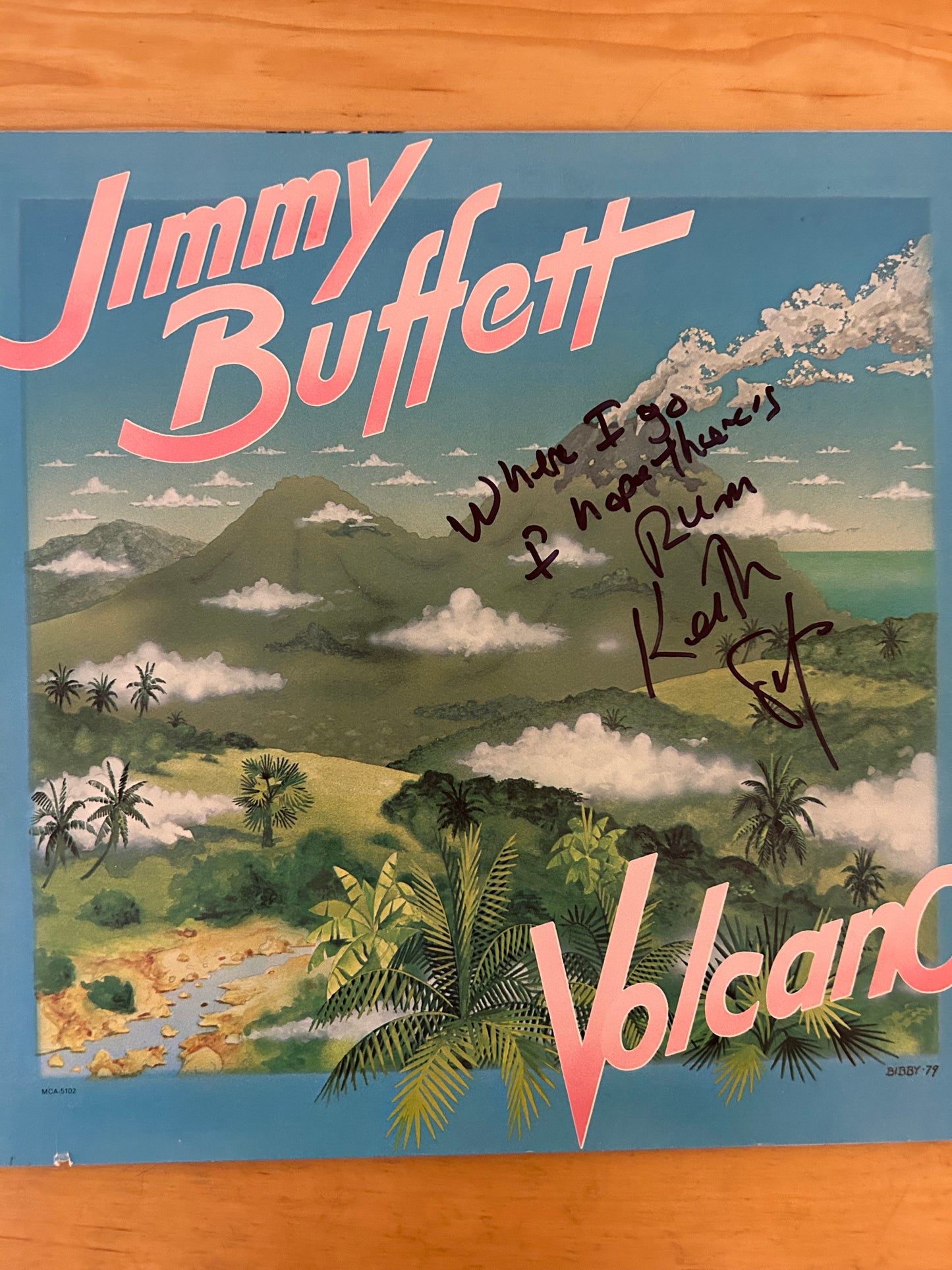 Keith Sykes Volcano Signed Album