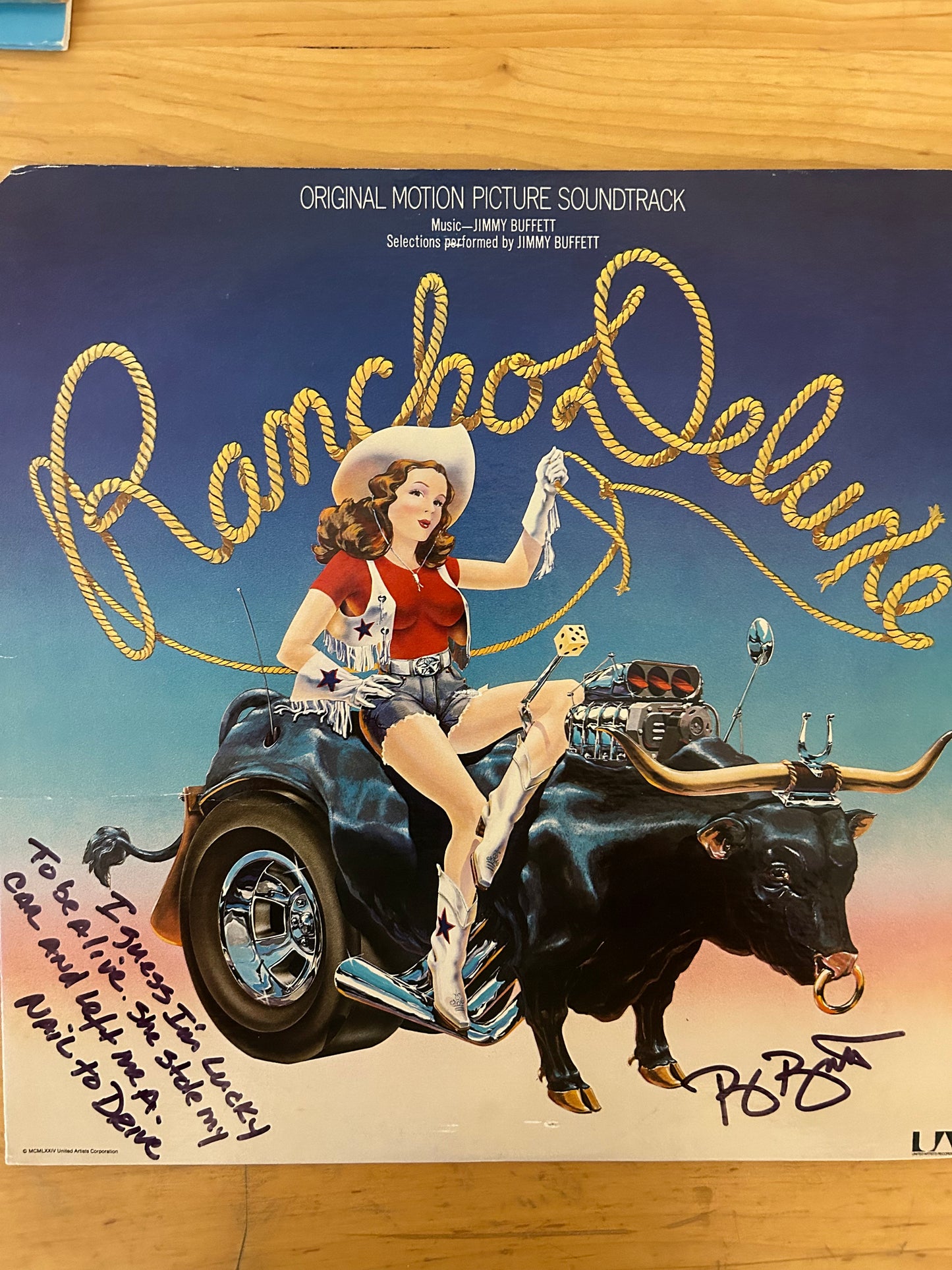 Roger Bartlett Signed Rancho Deluxe Album