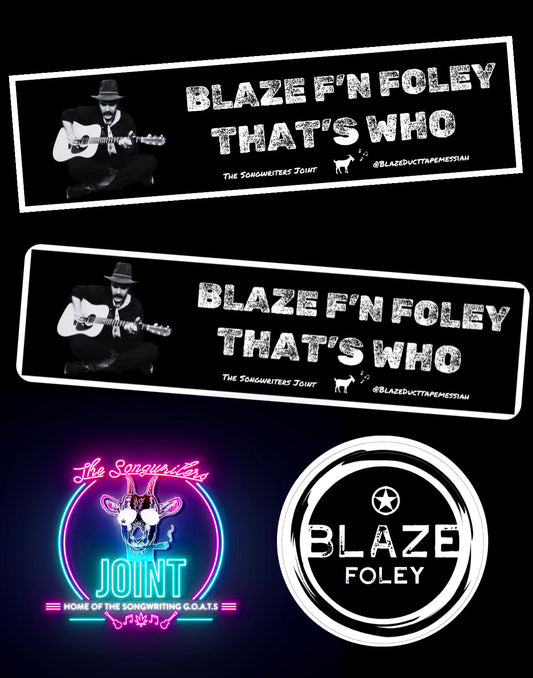 Official Blaze Foley Bumper Sticker
