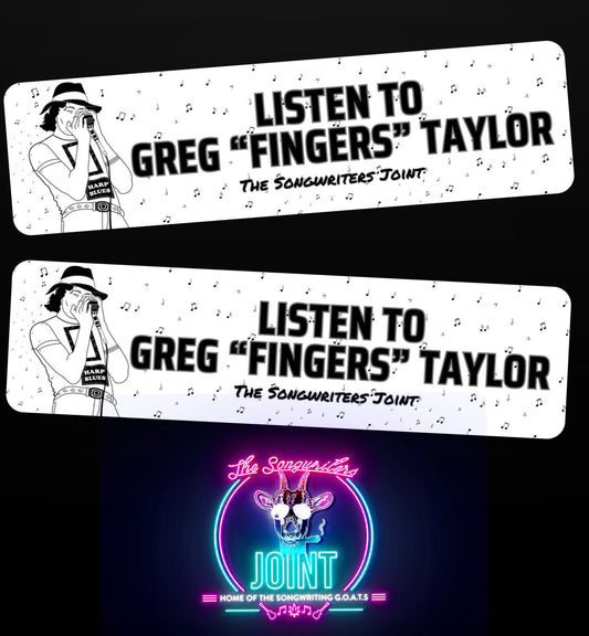 Fingers Taylor Bumper Sticker