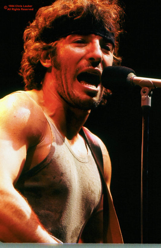 1985 Bruce Springsteen Print