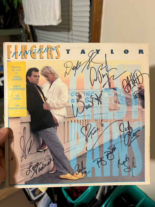 Greg "Fingers" Taylor "Chest Pains" Signed Album
