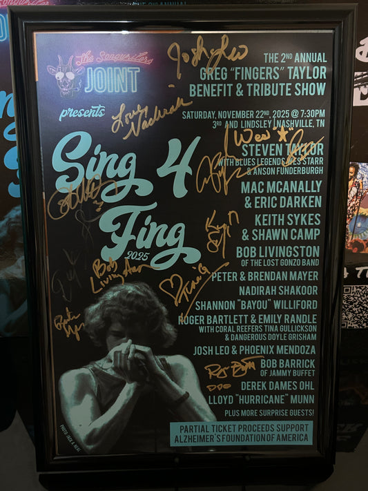 2025 Sing 4 Fing Signed Poster
