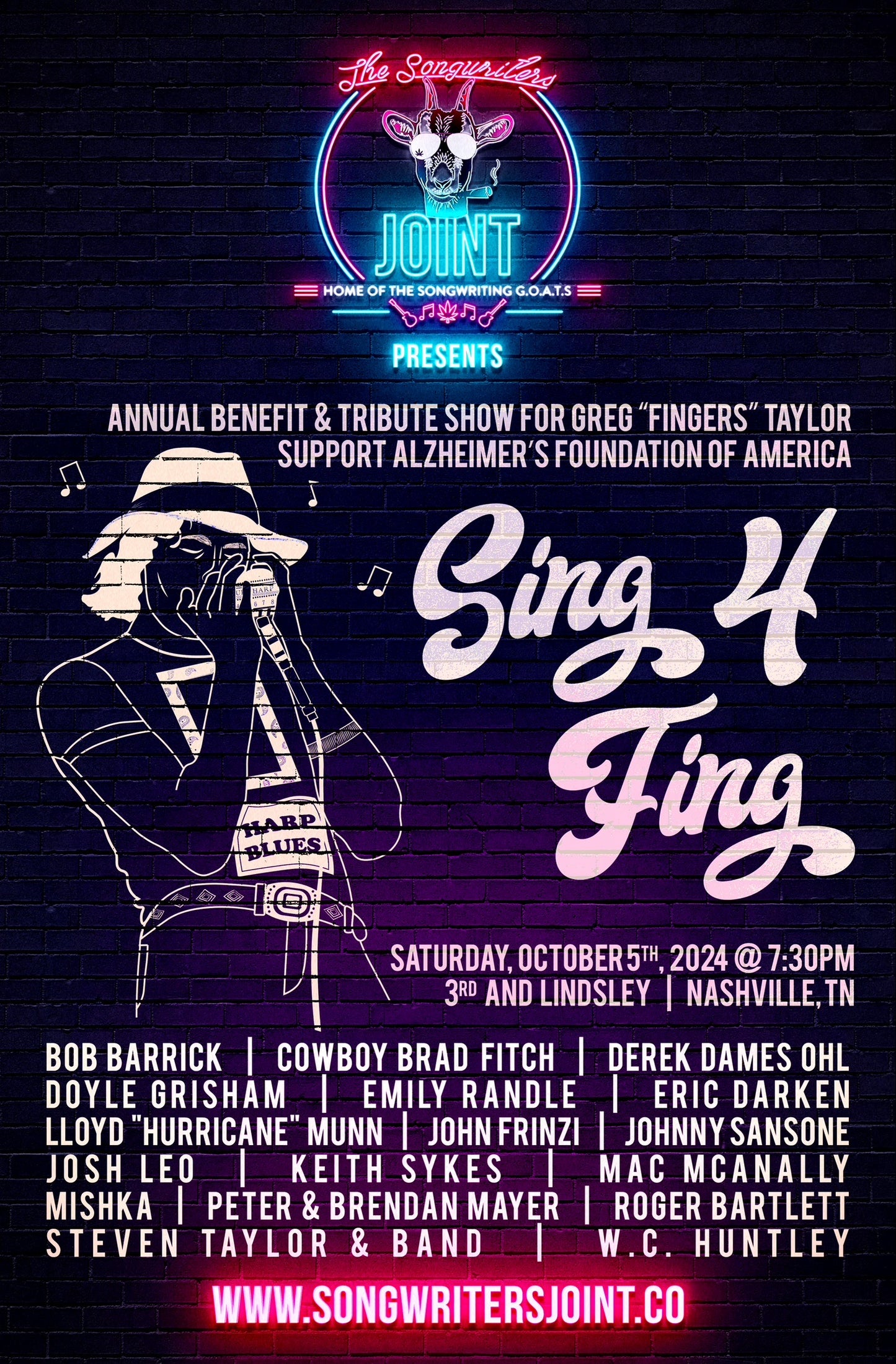 "Sing 4 Fing" Benefit Show