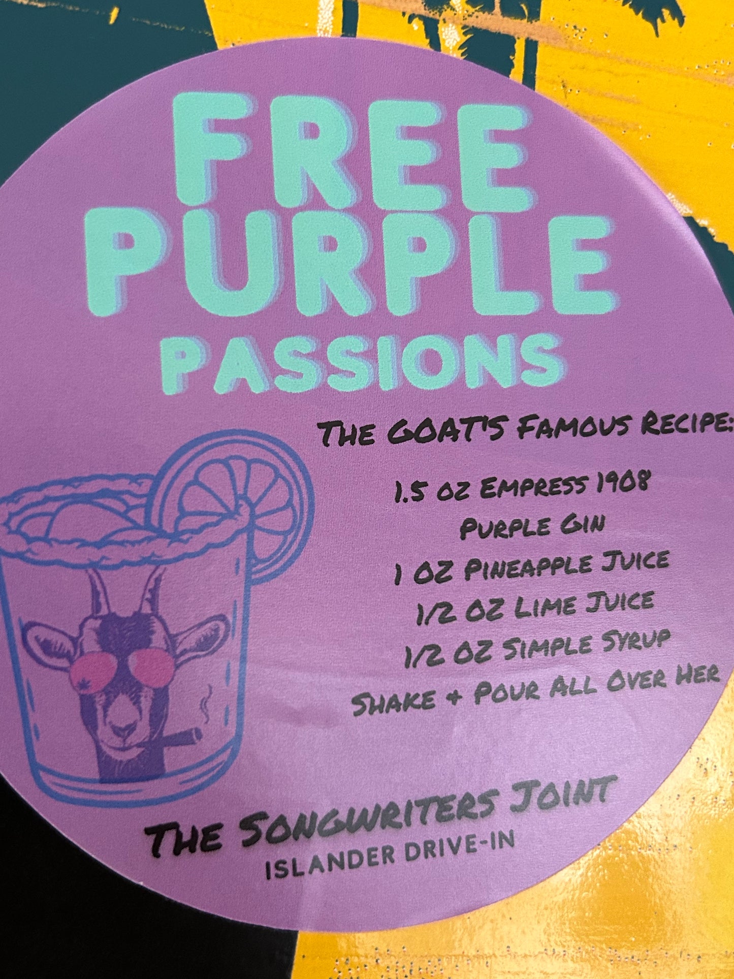 Purple Passions Sticker