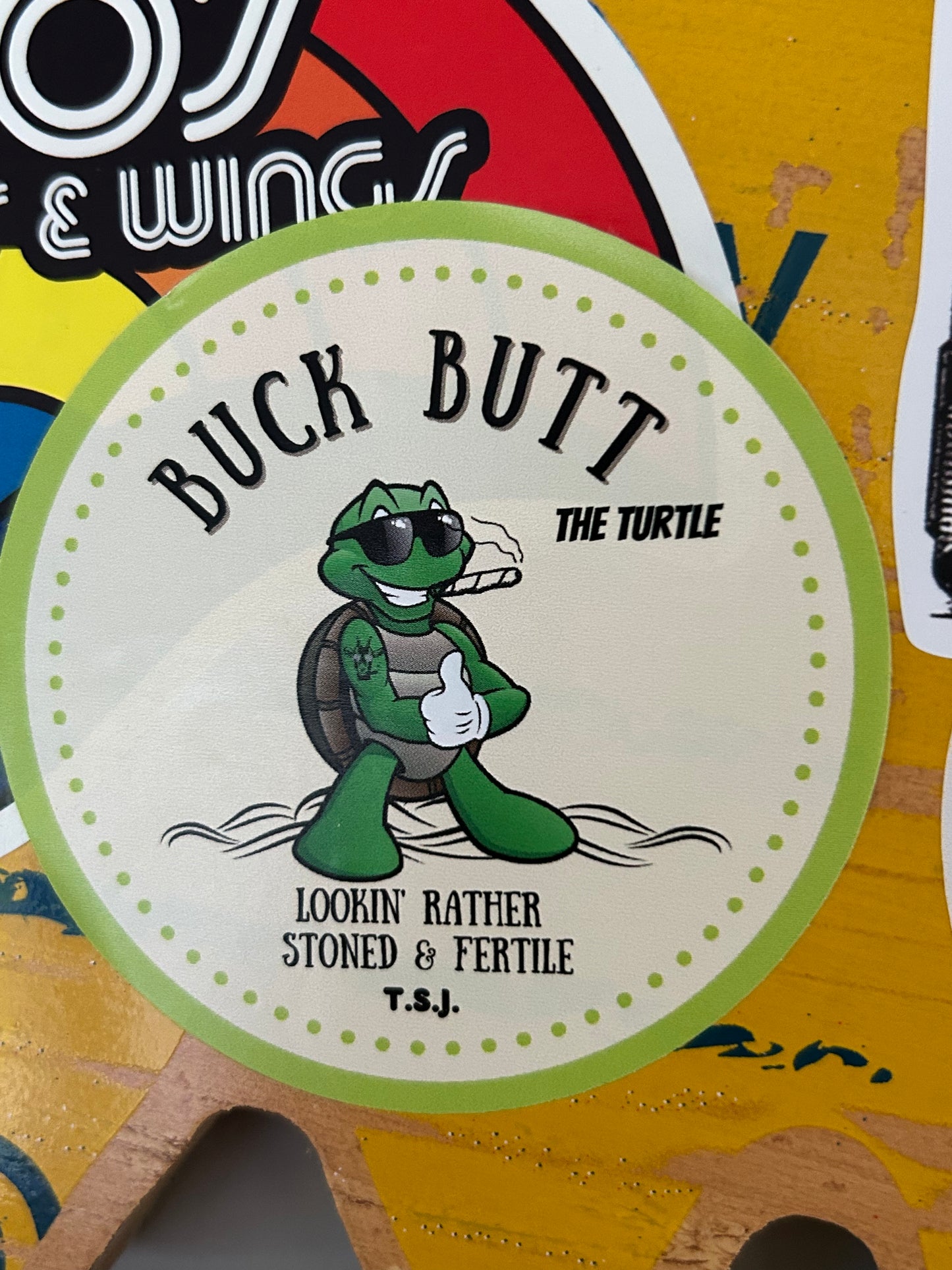 Buck Butt Sticker