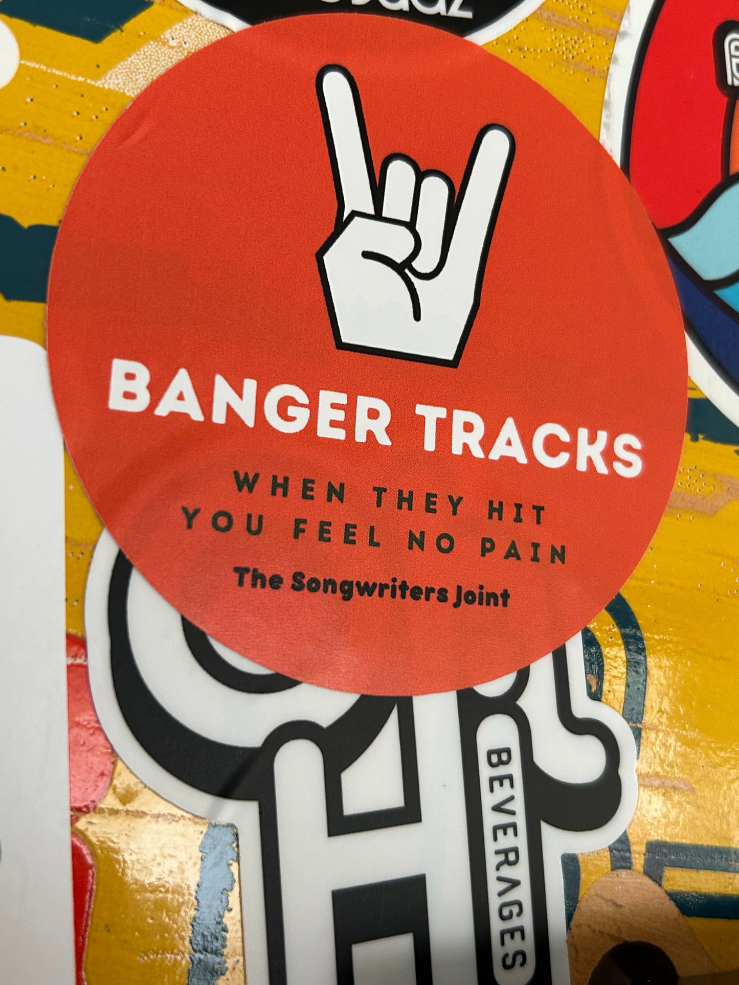 Banger Tracks Sticker
