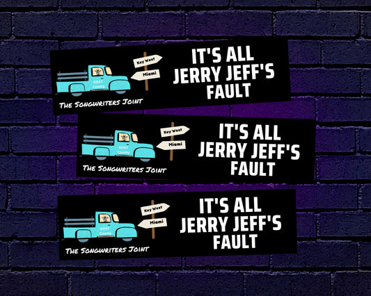 Jerry Jeff Bumper Sticker